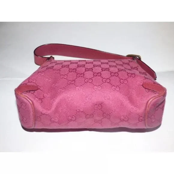 Gucci pink Guccissima leather Horse-bit chain saddle bag - Picture 2 of 11